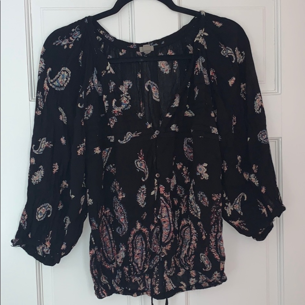 Ecoté paisley blouse from UO